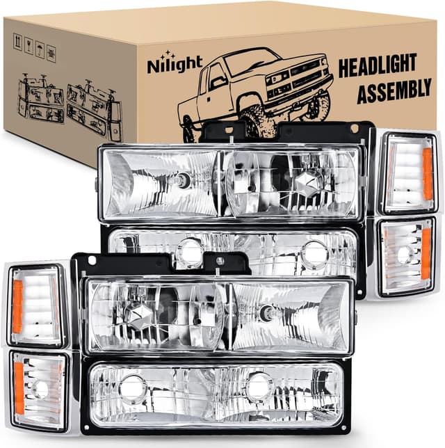Detalle de Nilight Headlight Assembly for 1994-1998 Chevy