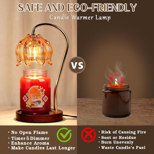 Thumbnail 5 de Funistree Flower Candle Warmer 8-hour 🕯