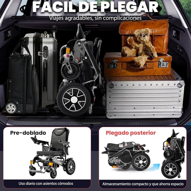 Thumbnail 3 de Silla de Ruedas Eléctrica Plegable 700W