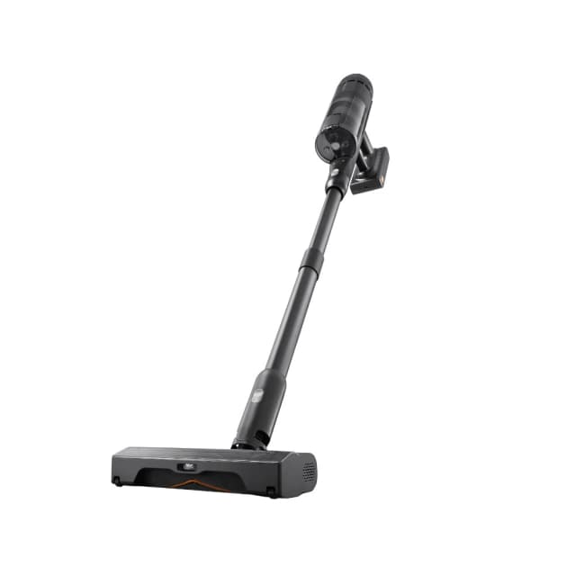 Detalle de Roborock H60 Hub Ultra: aspirador de escoba con estación de autovaciado