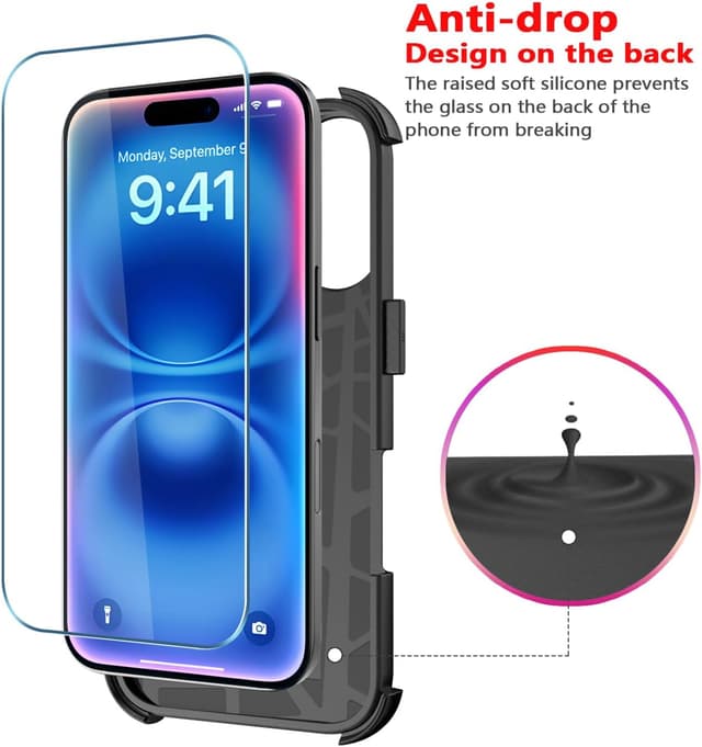 Thumbnail 5 de Diverbox iPhone 16 Case with 15 ft Drop Protection