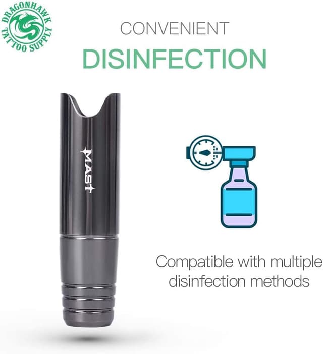 Detalle de Mast P10 Stylo rotatif de machine à tatouer pour microblading et sourcils, gris