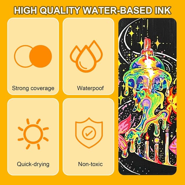 Thumbnail 3 de Bonala set 50 lápices acrílicos doble punta