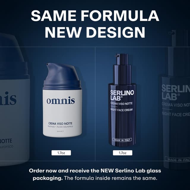 Detalle 2 de Omnis Uomo Serlino Lab Face Cream with Retinol & Hyaluronic Acid