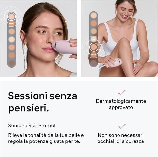 Detalle 2 de Braun Silk·Expert Mini Smart PL1112 – epilatore a luce pulsata per donna, depilazione e riduzione dei peli a casa