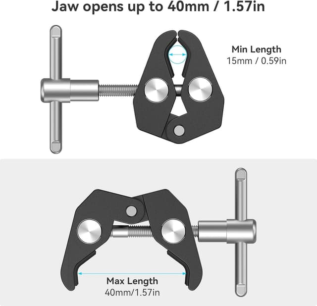 Detalle 2 de SMALLRIG 735 Super Clamp 58 mm