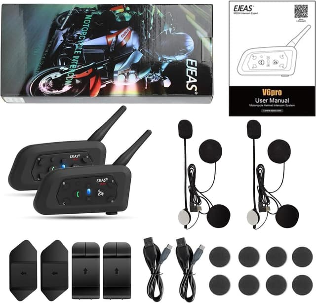 Thumbnail 5 de EJEAS V6PRO Intercomunicador moto 1200 m