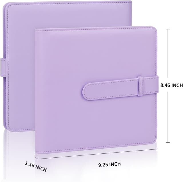 Detalle 2 de Ruibytree 360-Fach Fotoalbum für Fujifilm Instax Mini und Polaroid Snap (86×54 mm)