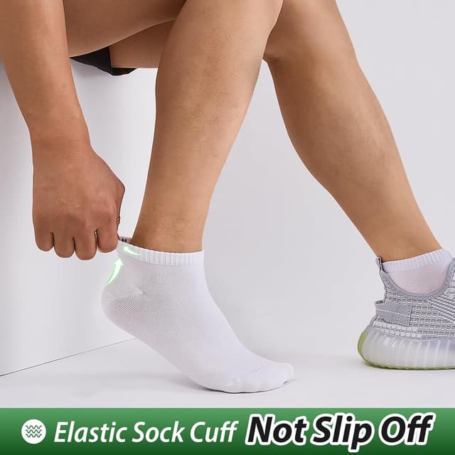 Detalle de Bamboo trainer socks 10 pairs for comfort