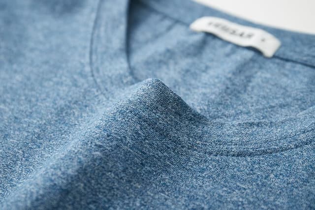 Detalle de VEIISAR Herren T-Shirt Slim Fit 2-farbig