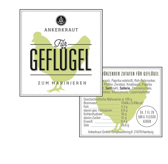 Thumbnail 4 de Ankerkraut Für Geflügel Würzpulver 230 g