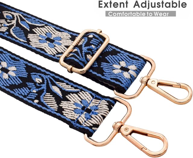 Detalle de ROYGBCP Replacement Purse Strap – adjustable wide crossbody strap for women’s bags