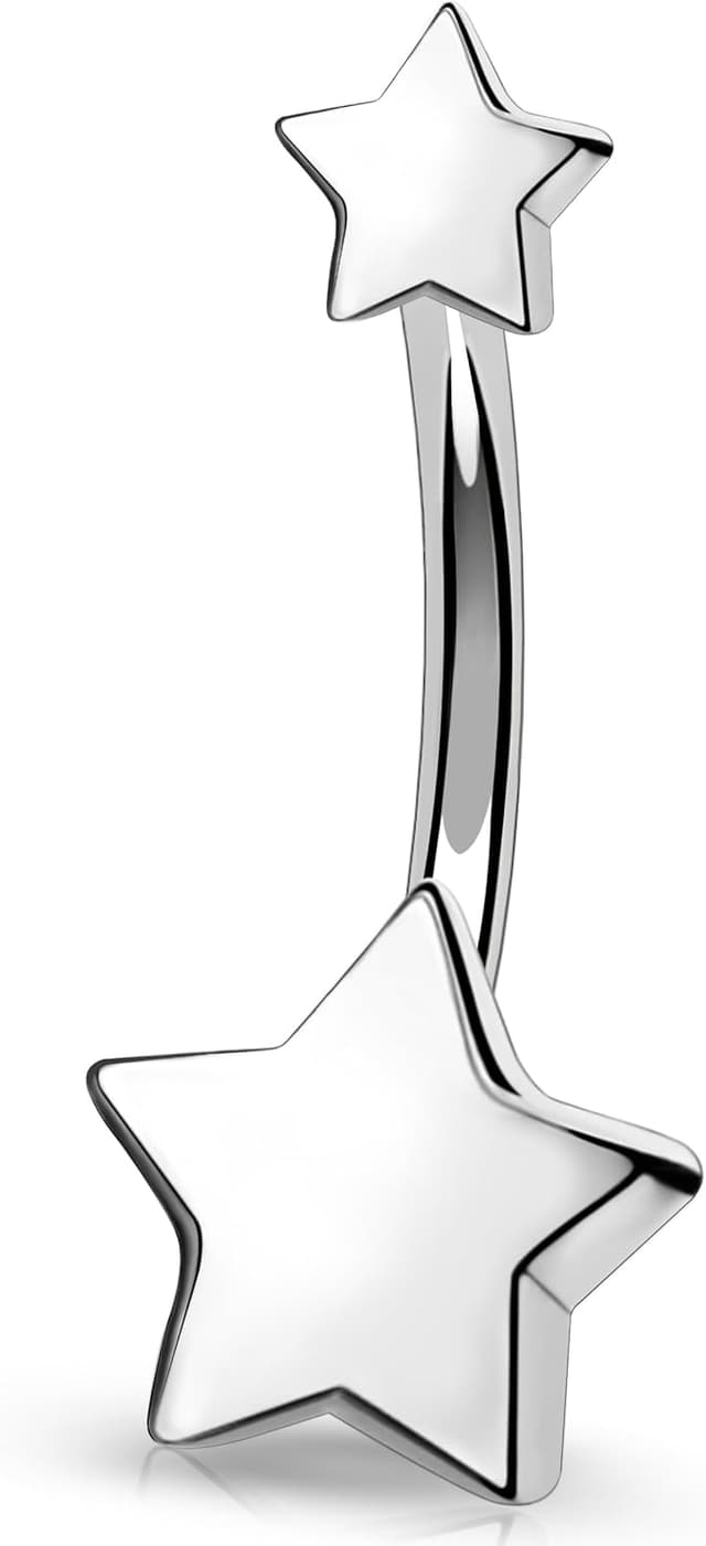 Imagen de Melighting piercing ombelico titanio Stella en OfertitasTOP