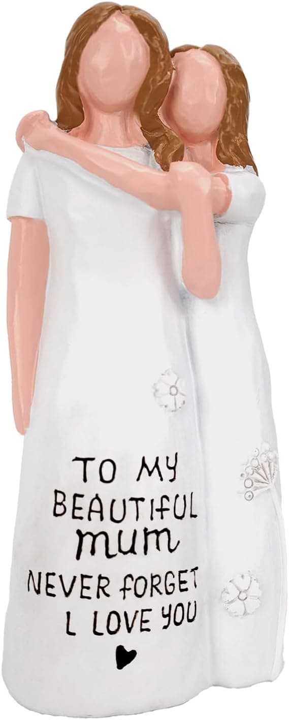 Detalle de QBEJIME Mum and Daughter figurine gift