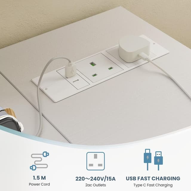 Thumbnail 4 de DOMSHOCT 120x70cm Corner Computer Desk