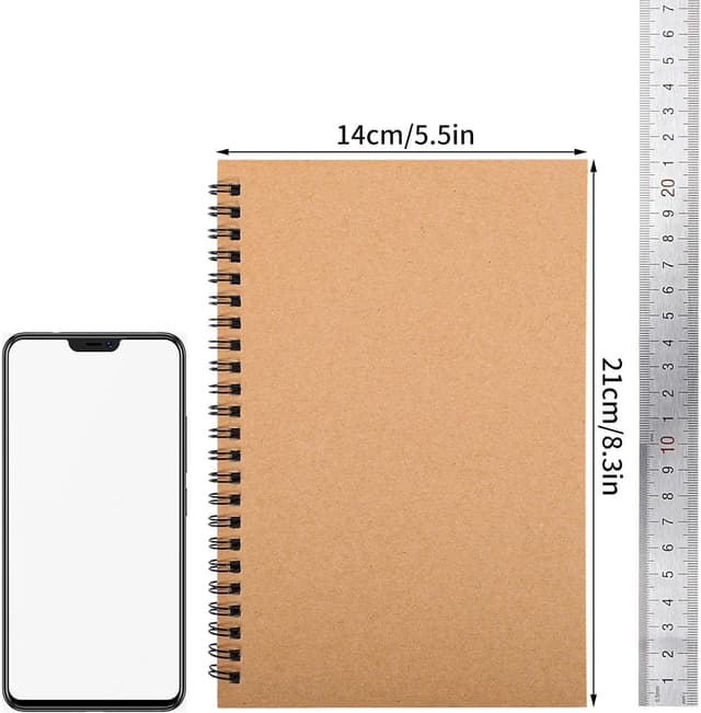 Detalle 2 de Yafe A5 Spiral Notepad 120 pages 📒