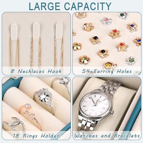 Detalle 1 de Sofore Joyero Mujer 2 Capas Verde