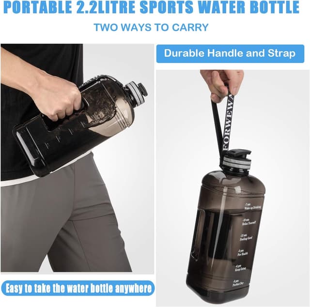 Thumbnail 4 de FORWEWAY 2.2 Litre Triangular Water Bottle