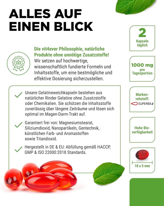 Thumbnail 4 de vit4ever Krillöl 120 Kapseln