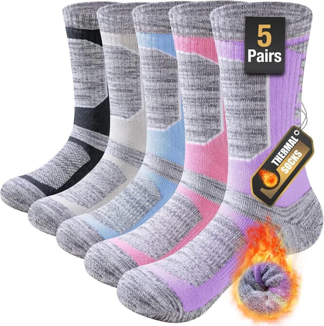 Detalle de Niorasen Full Cushion Thermal Socks 5 pairs