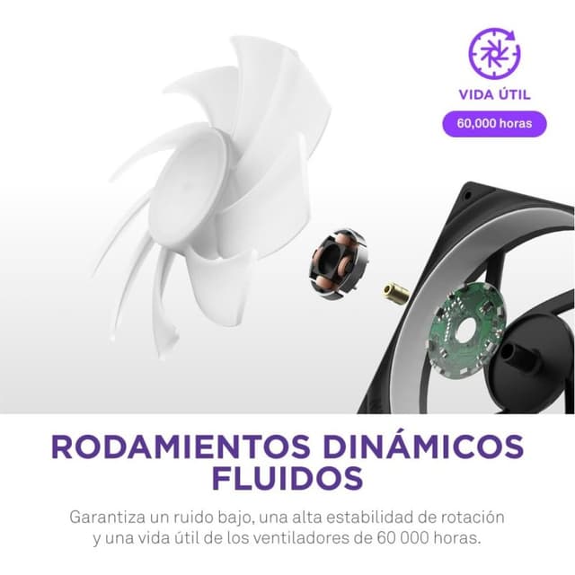 Thumbnail 2 de NZXT F240 RGB Core ventiladores 240mm