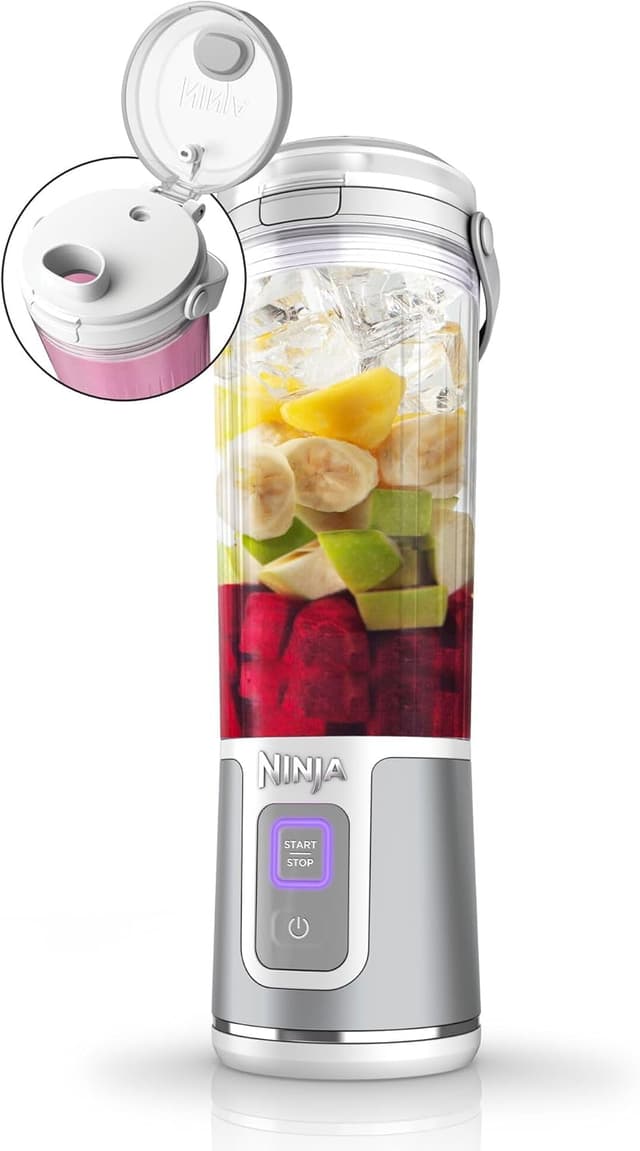 Thumbnail 6 de Ninja Blast Portable Blender BC151UKCR (Cranberry Red) – 530ml cordless mini blender with leakproof lid