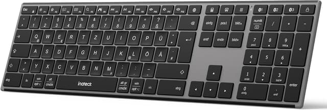 Detalle de Inateck KB06007 kabellose Tastatur 1000 mAh ⌨