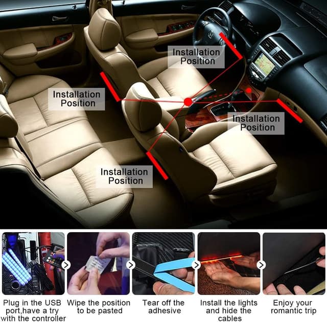 Thumbnail 2 de Trongle Car Strip LED Lights Interior