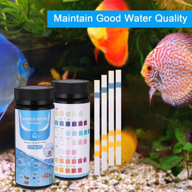 Thumbnail 4 de 150 Pcs 7-in-1 Aquarium Test Strips