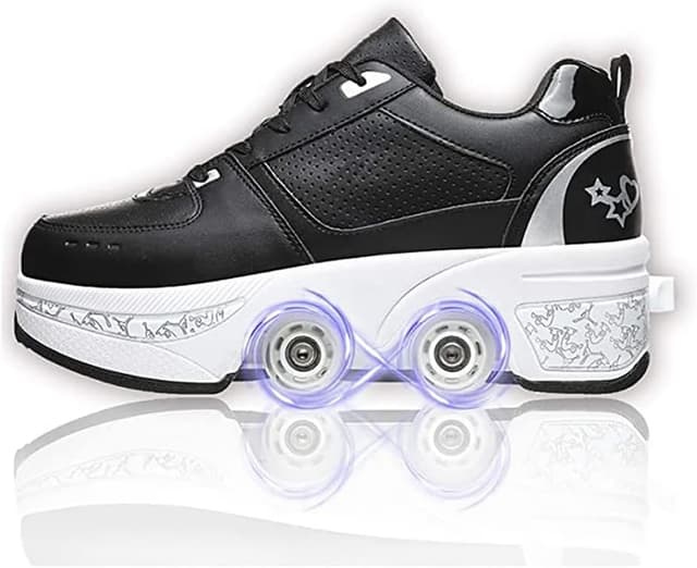 Detalle 2 de Schuhe mit Rollen Rollschuhe Skate 2-in-1