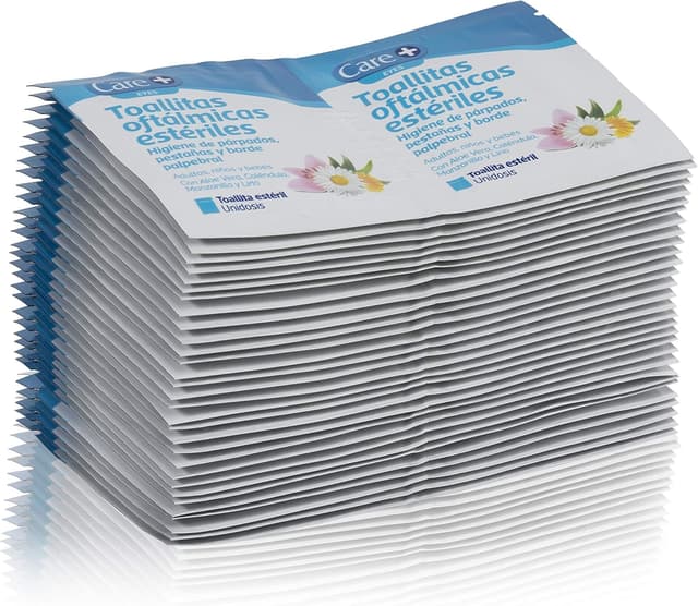 Detalle de Care+ Toallitas Oftálmicas 60 unidades