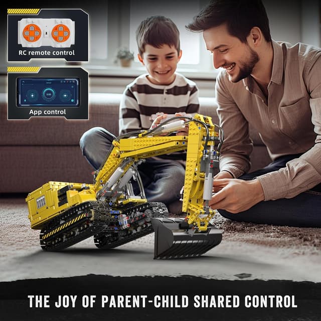 Thumbnail 4 de Mould King Technik Bagger 2169 Teile 🚜