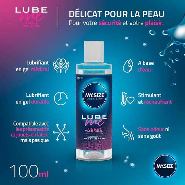 Thumbnail 2 de MY.SIZE Lube Me Premium 100 ml lubrifiant chauffant