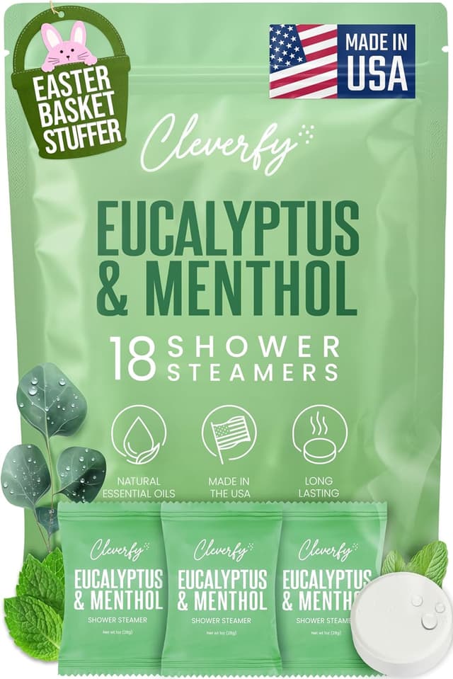Detalle de Cleverfy Eucalyptus 18 Shower Steamers