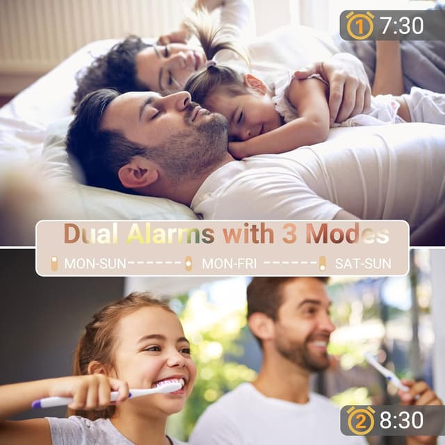 Thumbnail 6 de Mesqool Reloj Despertador Digital Azul con Carga USB y Funciones