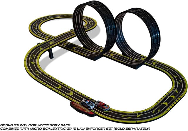 Detalle de Micro Scalextric Stunt Extension Pack – Stunt Loop track accessory (11 pieces) to extend layouts by 112cm