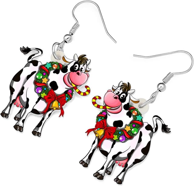 Thumbnail 2 de LONYOO pendientes vaca acrílico 31x26 mm