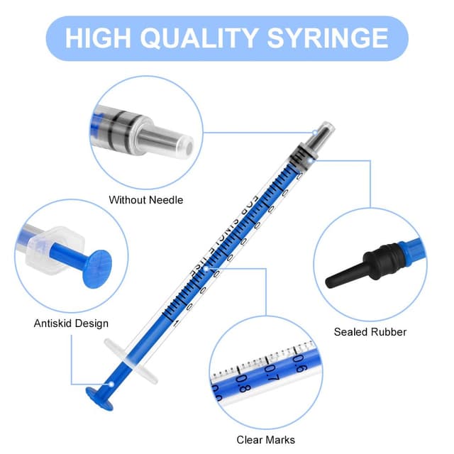 Detalle de OFFCUP Kunststoffspritze 1 ml 🧪