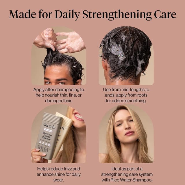 Thumbnail 4 de Kitsch Strengthening Rice Water Conditioner 12 oz 💇♀