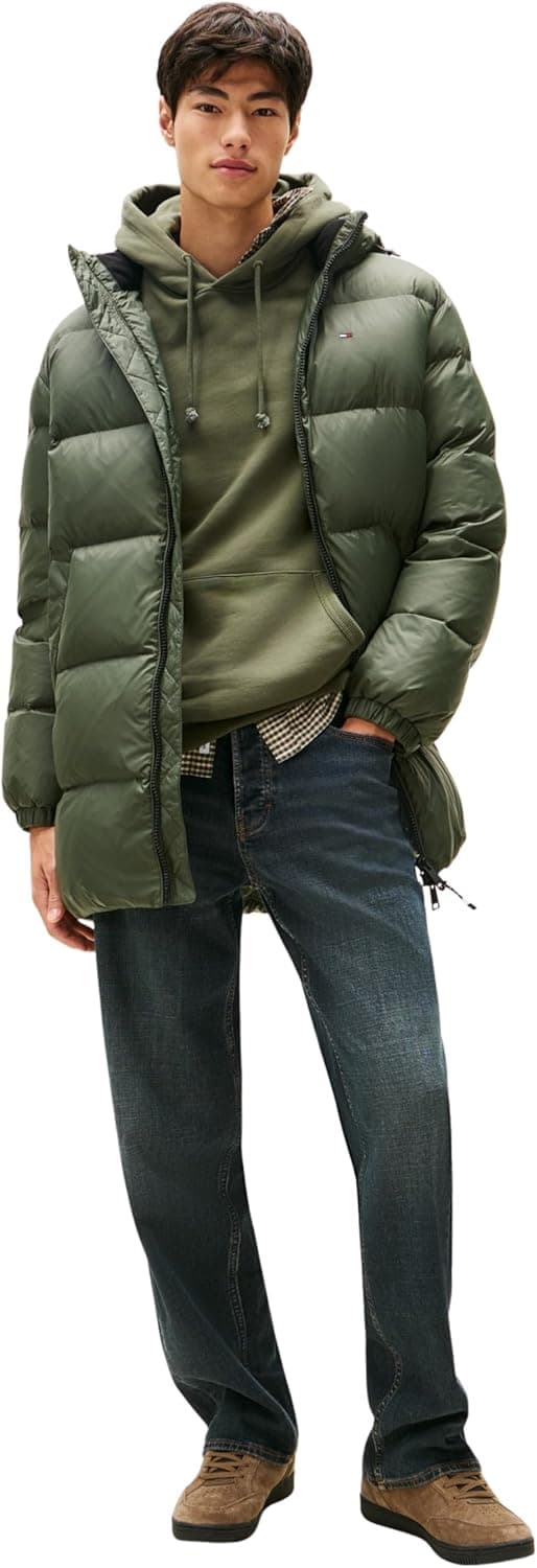 Detalle de Tommy Jeans Men’s Essential Down Parka with Hood