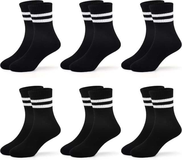 Imagen de GENTABY Kids Sports Socks 6 Pairs en OfertitasTOP