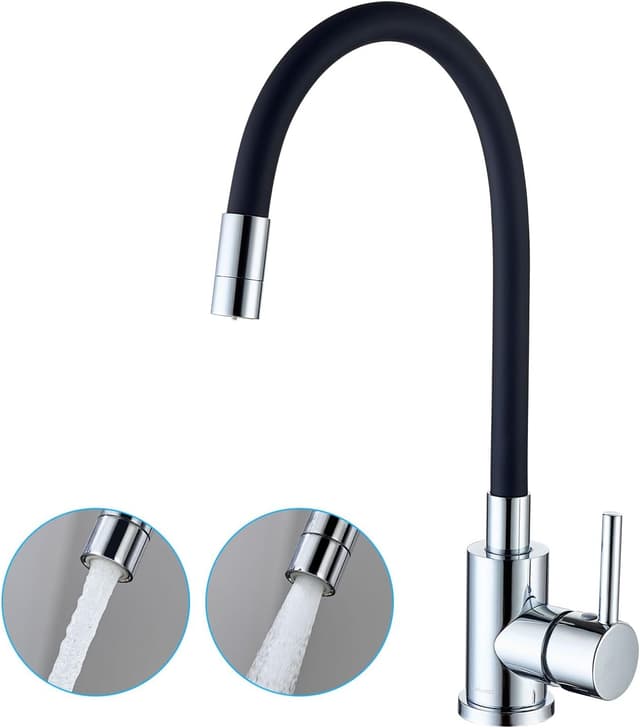 Detalle 2 de LakeBayMZC Grifo de Cocina Flexible 360°
