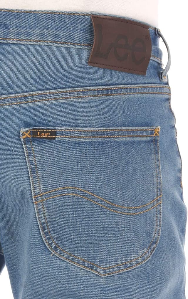 Detalle de Lee Jeans Herren Stretch Bootcut Denver Jeanshose in Denim Blau (je nach Größe 32–46)