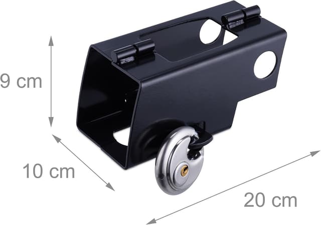 Thumbnail 3 de Relaxdays Antivol remorque 3 mm 🛡