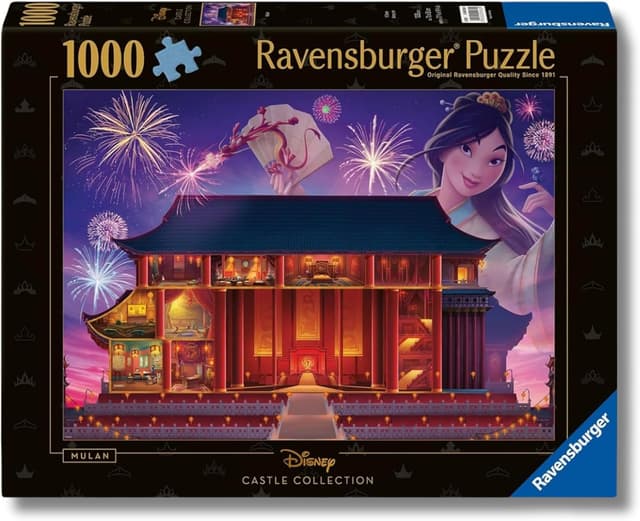 Detalle de Ravensburger Puzzle 1000 Pezzi Disney Princess: Mulan, puzzle per adulti +14 anni (70 x 50 cm)