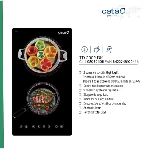 Detalle 2 de Cata TD 3002 BK