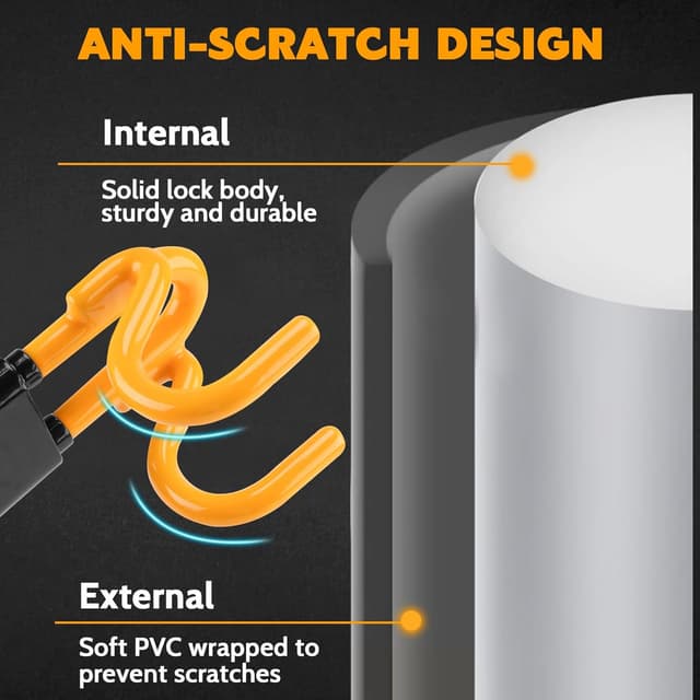 Thumbnail 4 de Tevlaphee Steering Wheel Lock 3 keys ๐