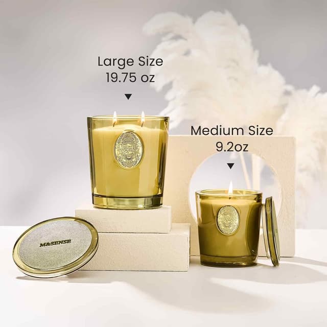 Detalle 2 de Scented Candle 560g Soy Wax 2-Wick