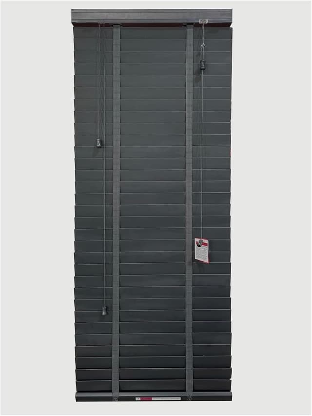 Imagen de Faux Wood PVC 50mm Venetian Blind 90×150cm 🪟 en OfertitasTOP