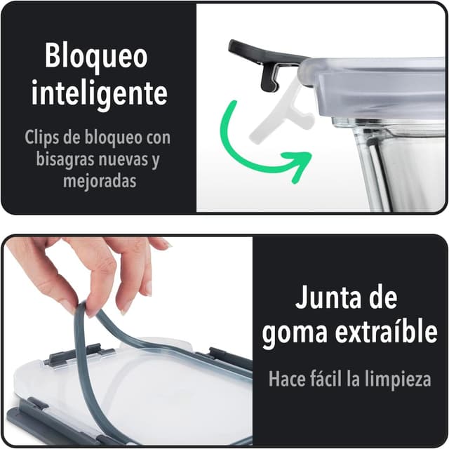 Thumbnail 4 de GOOD FOR YOU Recipientes de Cristal para Almacenamiento 🍽